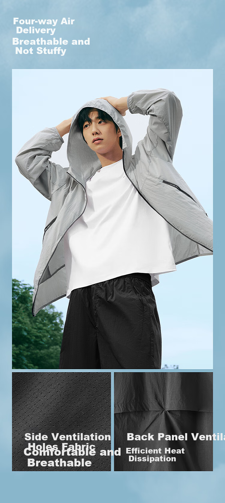 Semir Sun Protection Clothing for Men, UV-Resistant, Cool-Feeling, Triple-Protection Fishing Suit, Summer Style for Couples, 109325108102 12