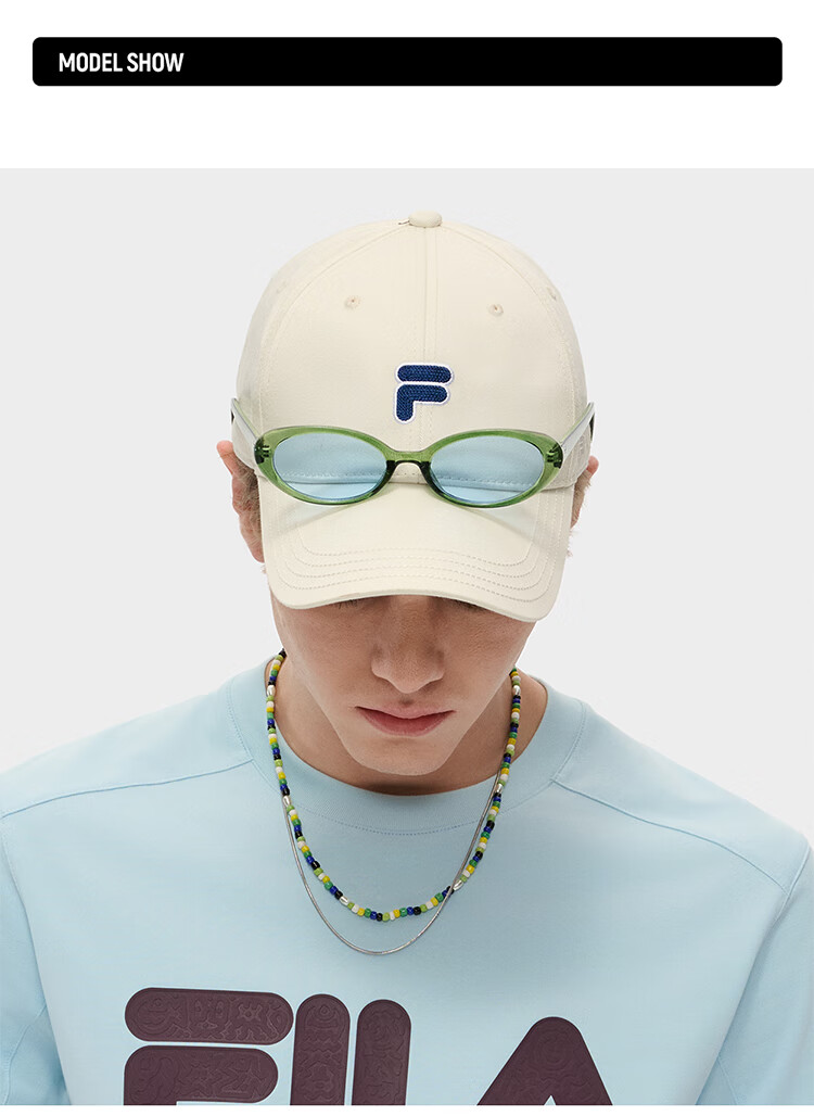 FILA FUSION FILA Trendy Couple Baseball Cap Autumn Casual Sunshade Sports Hat 12