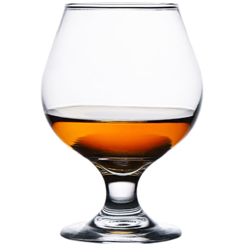 Baijie Whiskey Glasses Set of 2 340ML Crystal Glass Wine Glasses for Liquor and Red Wine