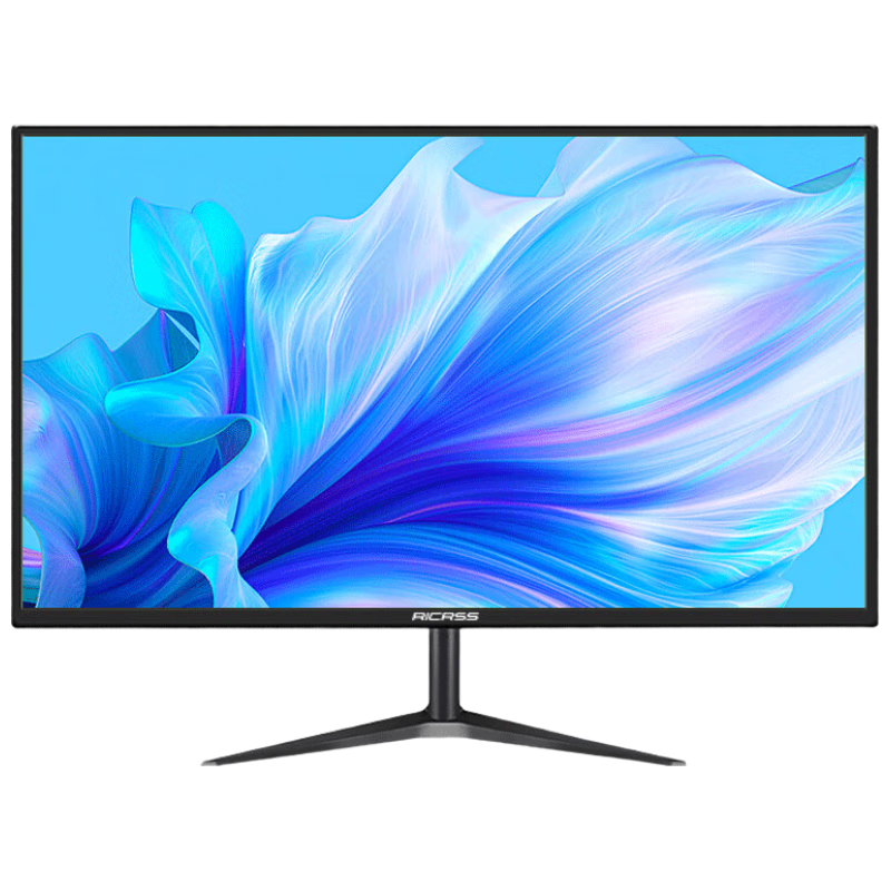 RICRSS 21.5-Inch IPS Monitor HDMI Full HD Narrow Bezel Wide Viewing Angle Low Blue Light Flicker-Free Office Home LCD Computer Display Scree