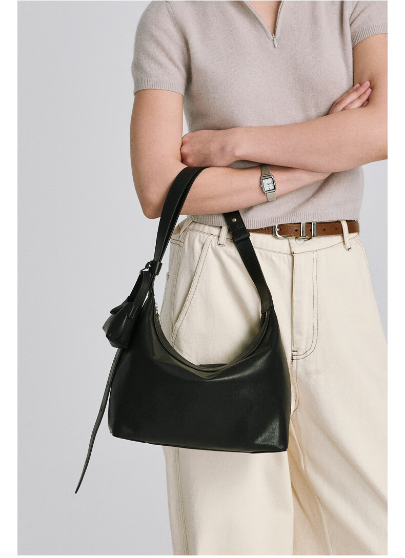 La Festin Retro Large Capacity Cowhide Tote Bag for Women, 2026 New Style Commuter Shoulder Bag, Birthday Gift for Girls 6