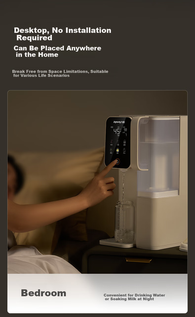 Joyoung Countertop Water Purifier 6-Year No Filter Replacement Instant Hot Water Dispenser Home Installation-Free RH550【Price Guarantee 618】 7