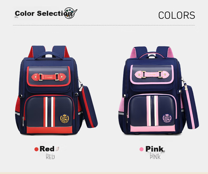 SNOOPY Backpack for Primary School Students, Lightweight And Spine-Protecting, Recommended for Grades 4-6, Large Red Size 22
