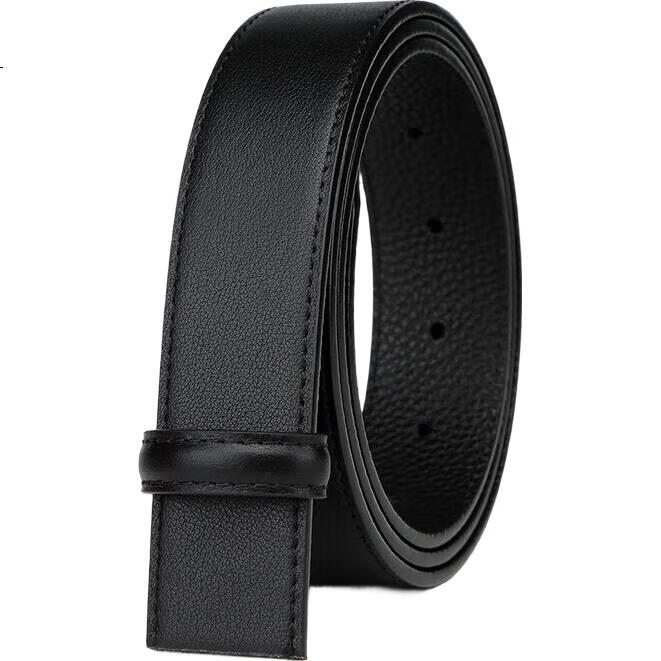 Ремень мужской CROCODILE из натуральной кожи с пряжкой-булавкой, размер 120 см, черный