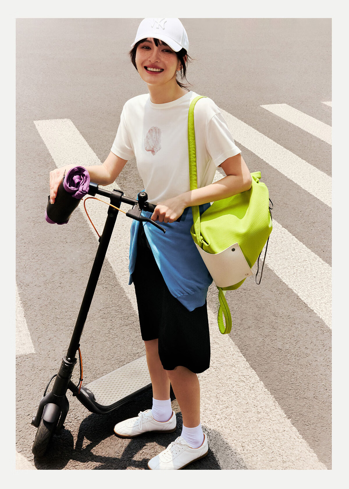ITO MYCENA Backpack Unisex New Travel Lightweight Fashionable Stylish Small Backpack Light Green 15L 2
