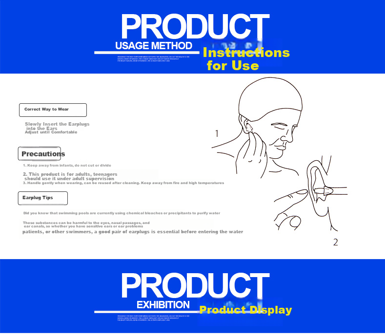 Arena Swimming Earplugs, Silicone Soft Comfortable Waterproof Sound-Conducting Non-Damaging to Eardrum for Swimming And Bathing, Suitable for Both Men And Wome 5