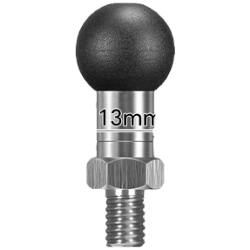 FANAUE Motorcycle Phone Holder Rearview Mirror Ball Head Screw Base Extension 17mm Adapter M6 M8 M10 Ball Head M8(17)