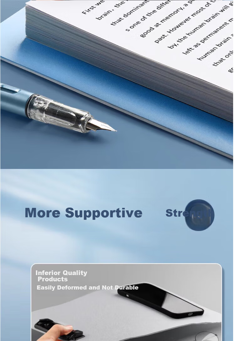 Luxueji A4 Clipboard Business Writing Board School Folder Student Writing Pad Document Storage Bag Metal Clip Financial Office Supplies Wholesale 3