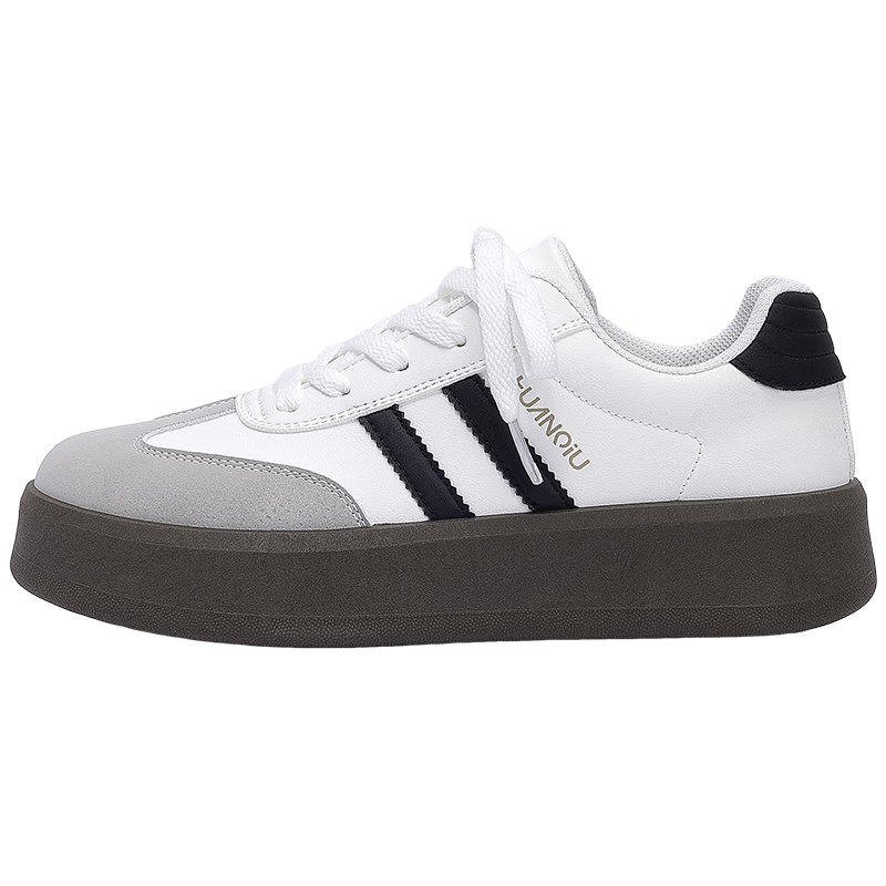 Global Women's Shoes INS Trendy Versatile Sneakers 2026 New Spring Women's Sports Casual Thick Sole Trainer Shoes