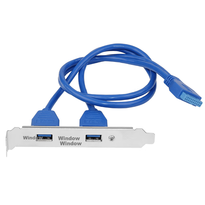 Кабель-удлинитель MOGE MC8230 USB 3.0 для задней панели, 20-контактный/19-контактный на два порта USB 3.0, карта расширения, плата расширения USB 3.0 на 2 порта