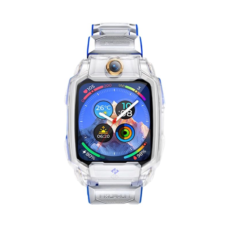 ESCASE Protective Case for Xiaotianc Z11 Children's Smartwatch, Slim Shockproof Anti-Collision Full Coverage Outer Shell Accessory, Transparent