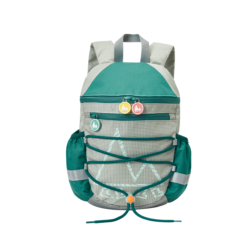 SHUKIKU Children's Outdoor Travel Lightweight Hiking Backpack, Fun Backpack, Pine Green, M