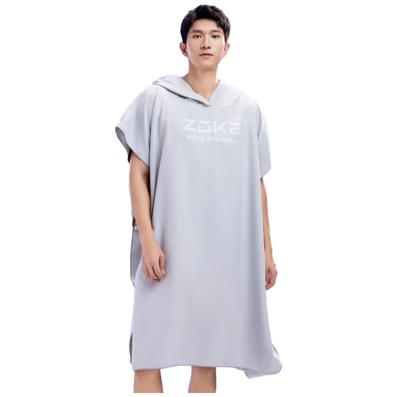 ZOKE Bathrobe, Absorbent Towel, Unisex, Portable, Quick-Drying, Fitness, Swimming Accessory, Hot Spring, 624505203-2
