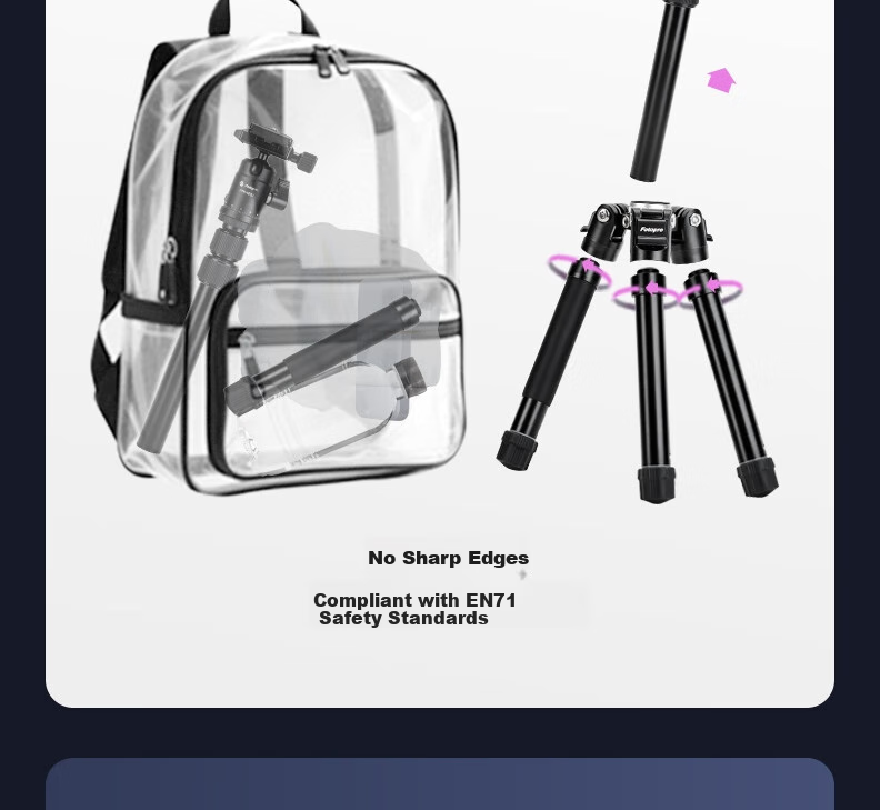 Fotopro FY-830+42QF Compact Detachable Monopod Quick-Expand Concert Camera Tripod Phone Stand 11