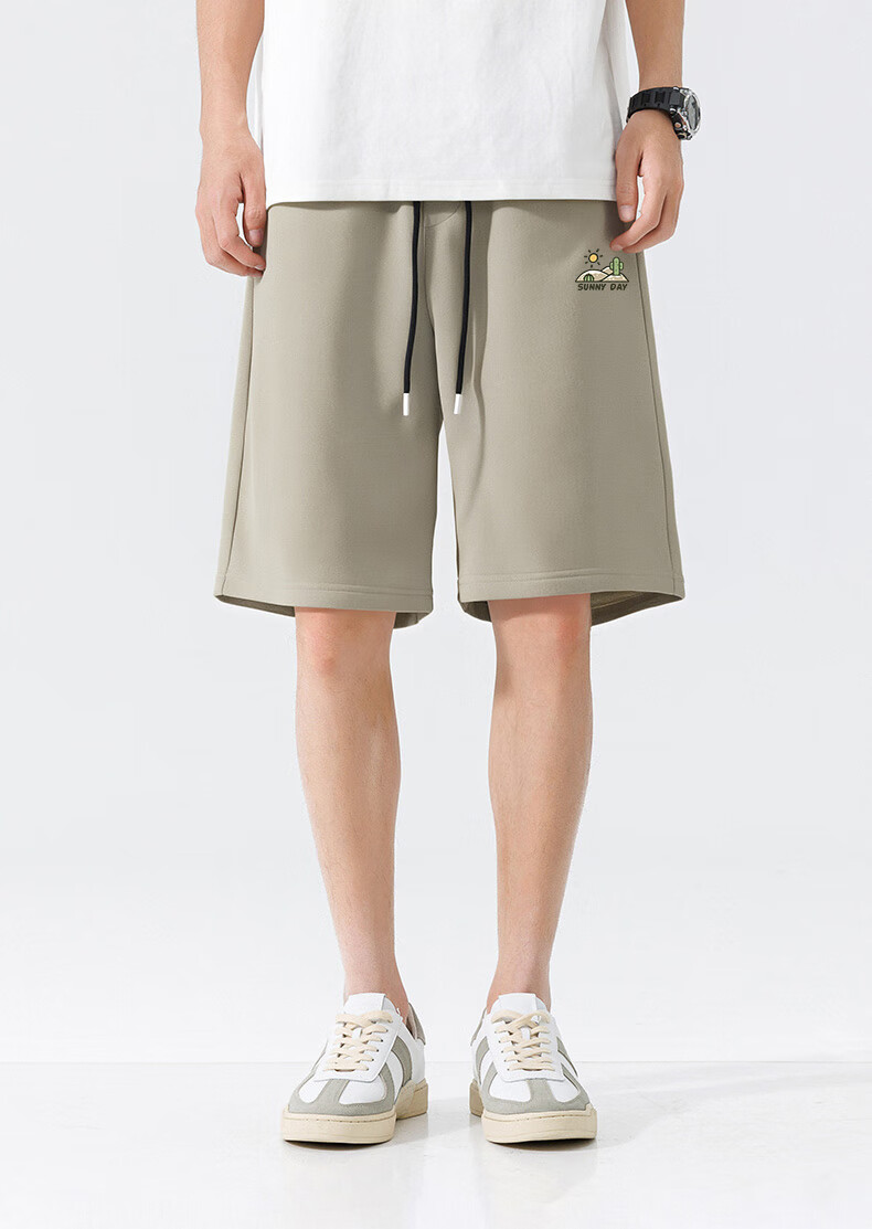 JEANSWEST LIFE Men's Summer Thin Cotton Casual Loose Sports Shorts 2026 New Five-Point Pants 8
