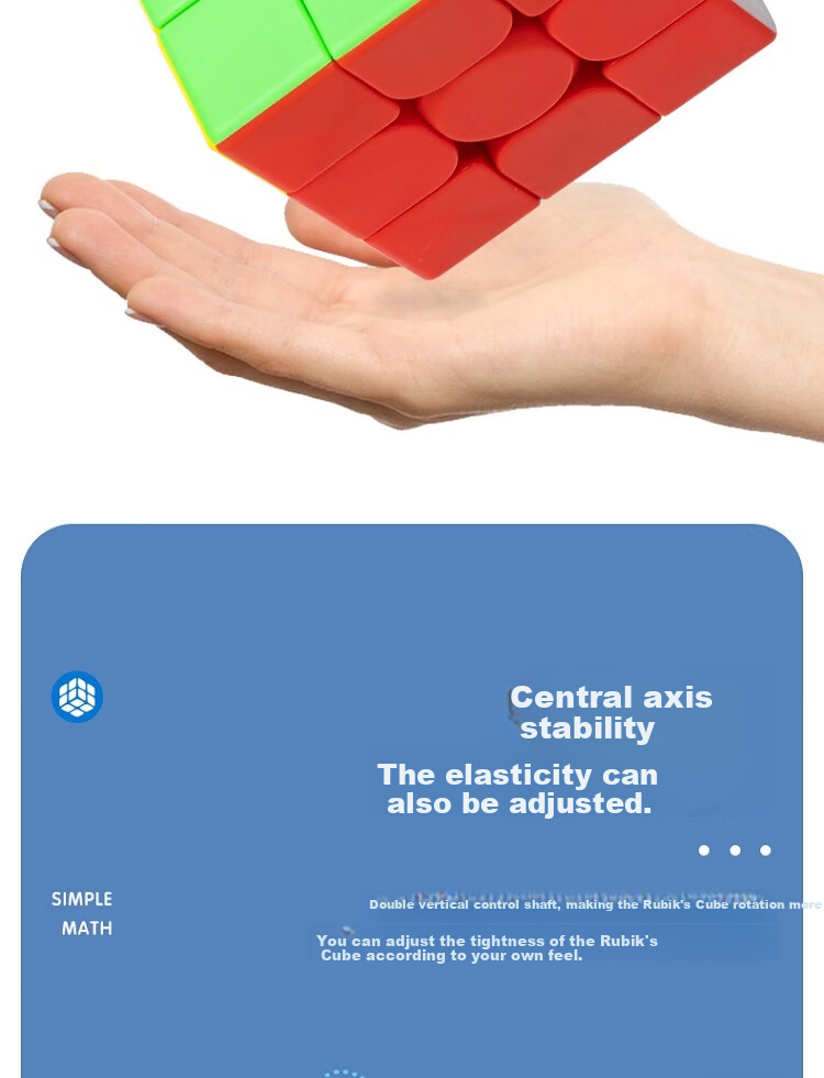 Deli , Deli Three-Layer Speed Cube, Stress Relief Toy for Boys And Girls, Back-To Gift, Birthday Present 5