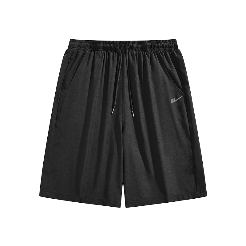 Warrior Men's Shorts, Summer Ice Silk Five-Point Pants, Loose-Fitting Sports Pants, Trendy Trousers, Quick-Dry Casual Pants