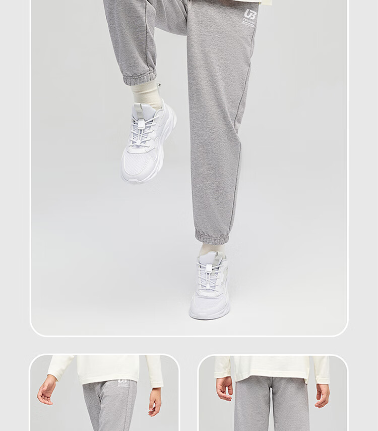 361° Children's Clothing, Kids' Long Pants, Fall 2025, Boys And Girls 3-14 Years Old, School Knitted Sports Elastic Trousers, Black 110 15