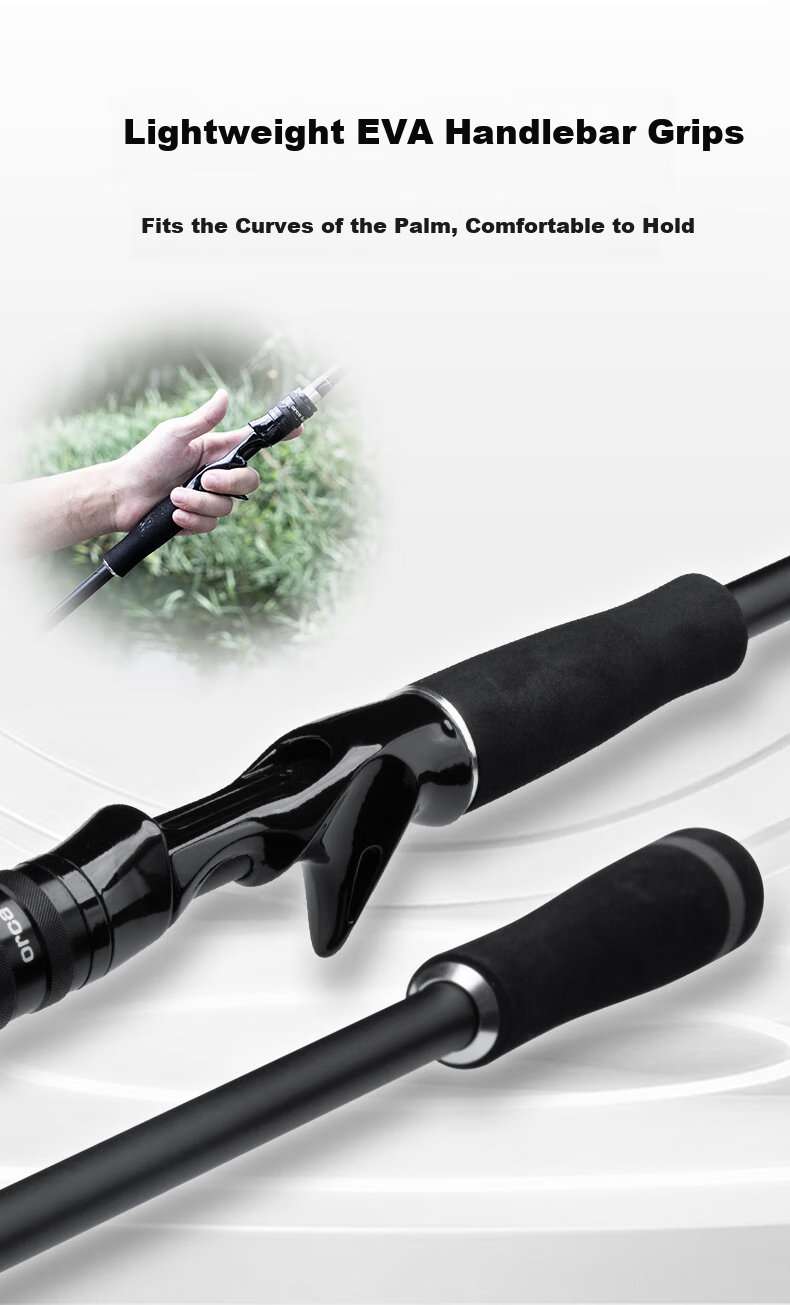 Taigek XXH Leiqiang Super Hard Long-Casting Heavy Fishing Rod, 2.28 Meters, Gun Handle, Right-Handed, Baitcasting Reel Set 6