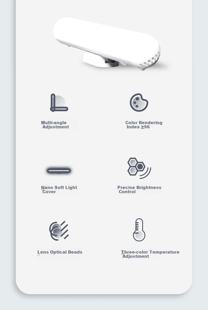 LATZZ Chin Light, Live Streaming Beauty Light, Neck And Face Illumination Lamp, Neck Whitening Light, Skin Brightening Lamp, Eye Protection Light, Nasolabial Fold Long Strip Light 2