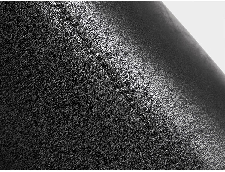 Pierre Cardin Hobo Handbag, Top-Grain Leather, Shoulder Crossbody Women's Bag, Gift for Girlfriend on May 20th, Black, with Free Gift Box 15
