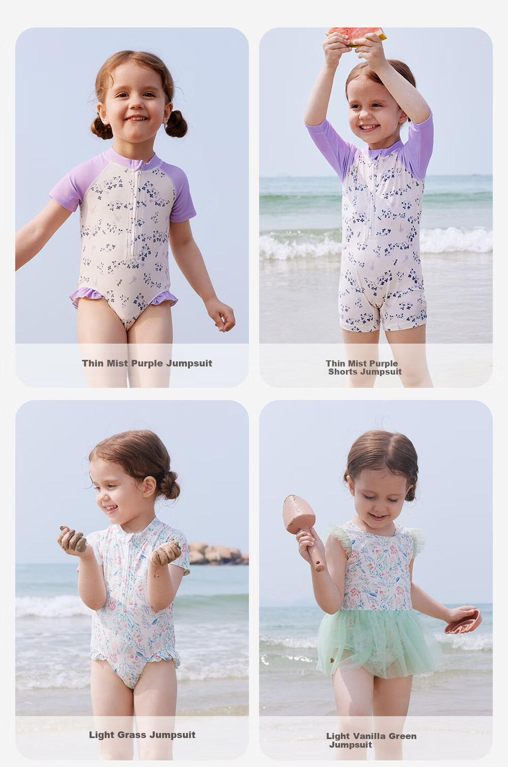 YEEHOO Children's One-Piece Swimsuit, Short-Sleeve Swimwear for Boys And Girls, Hot Spring Bathing Suit, Summer Sun Protection Swimwear, UPF50+ 29