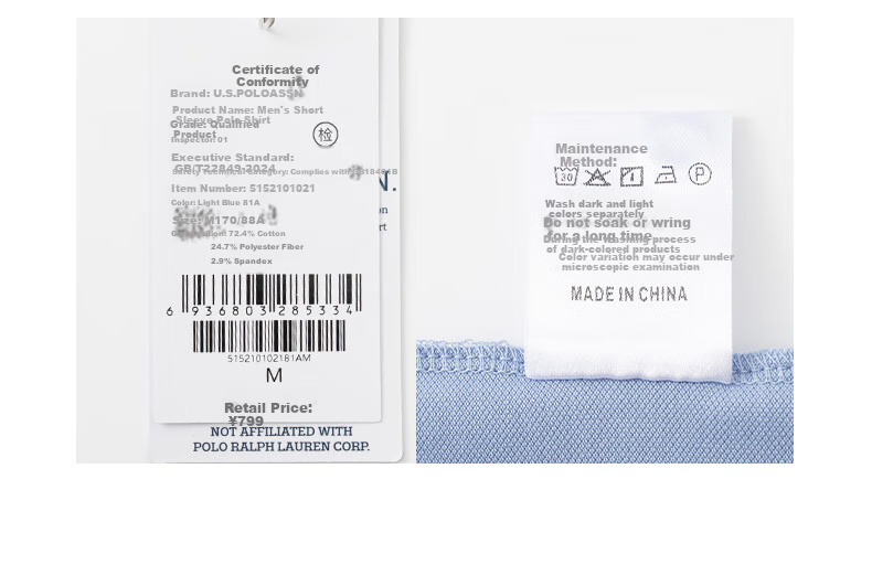 U.S. POLO ASSN. Men's Polo Shirt, Business Casual Summer Short-Sleeve T-Shirt, Collared Half-Sleeve Top, Father's Day Gift 28