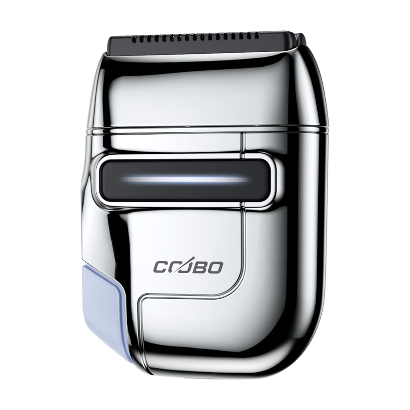 Kubo Reciprocating Electric Shaver for Men 2026 New Portable Alloy Mini Razor Birthday Gift for Boyfriend and Elders Gift Box CB-T3 Future Silver