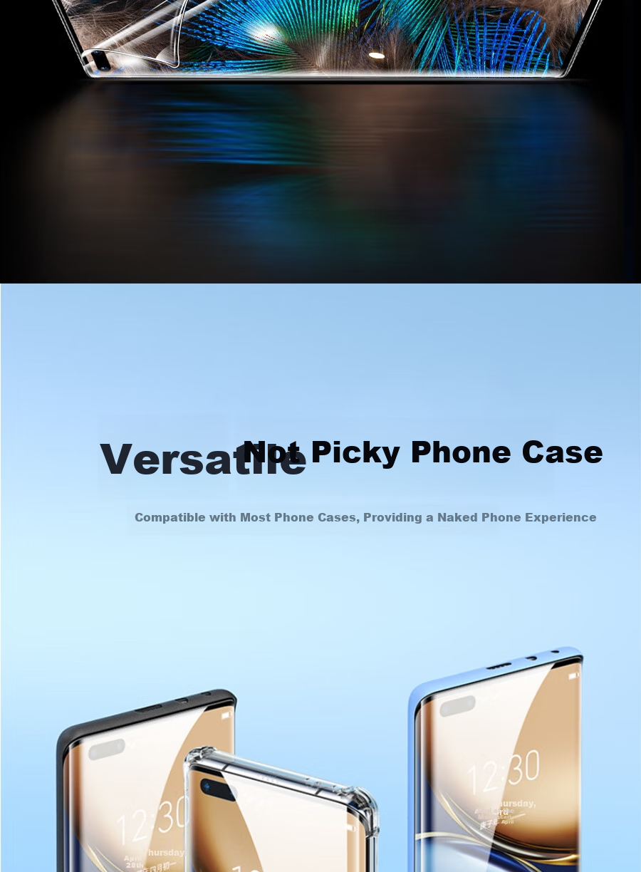 ESCASE Honor Magic3/3Pro/Ultimate Edition Hydrogel Film, Full Screen Coverage, High-Definition Soft Film, Hydrogel Protective Film for Curved Surfaces 8