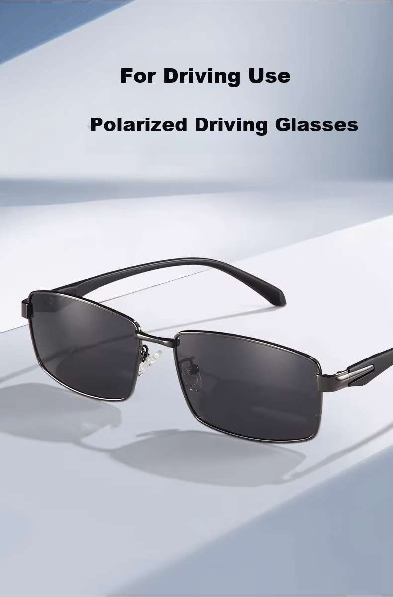 Chuangguo 2026 New Polarized Sunglasses for Men, UV Protection, Anti-Glare, Driving Glasses for Nearsightedness, High-Definition Sunglasses 6