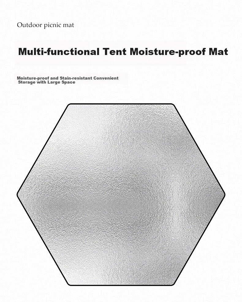 CAMEL Moisture-Proof Mat, Picnic Mat, Thickened Outdoor Camping Tent Ground Mat, Anti-Odor Mat, Foldable Seat Cushion, Floor Mat 1