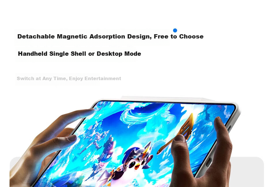 Zoyu Compatible with 2025 A16 Chip, IPad11 Protective Case, Y-Fold Double-Sided Magnetic Rotating Detachable, 11-Inch Apple Tablet Cover, Smog Gray 11
