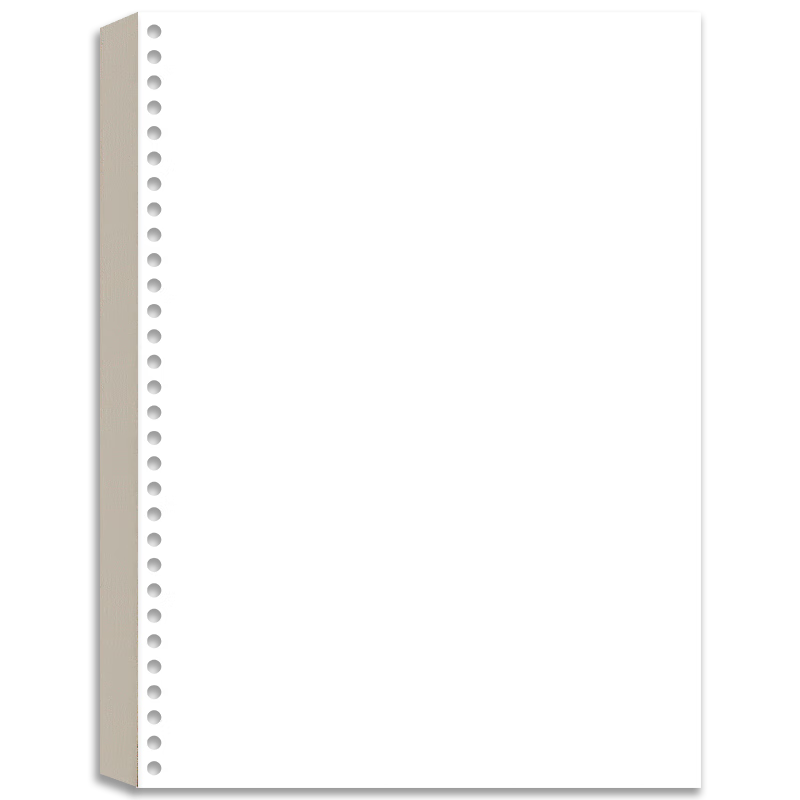 Ujia Loose-Leaf Notebook Refill Blank A4 Large Size Notebook Cover with Stamp, Thickened High-Quality Soft Cover, Removable Cover Notebook for Postgraduate Exam Drafts And Drawing