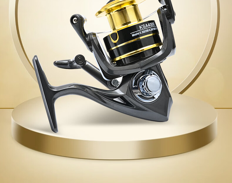 Grsaed KSA5000 Spinning Reel Universal Metal Fishing Line Reel Lure Sea Rod Long Casting Reel 5