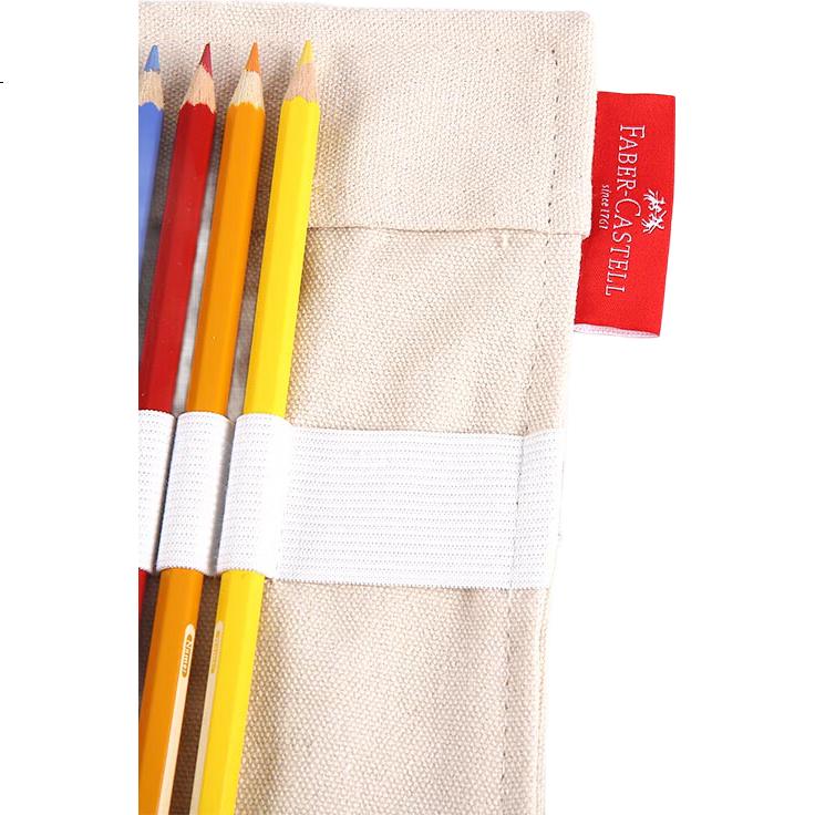 Пенал-скрутка Faber-Castell для карандашей, 76 отделений, холщовый