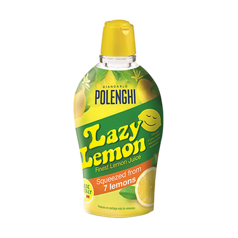 宝蓝吉（POLENGHI）意大利进口 传统柠檬汁125ml 烘焙原料 调味 调酒