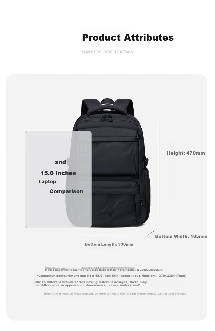 GOLF Backpack for Men, Casual 15.6/16 Inch Laptop Bag, School Backpack for Middle School, High School And College Students, Travel Bag for Wome 9