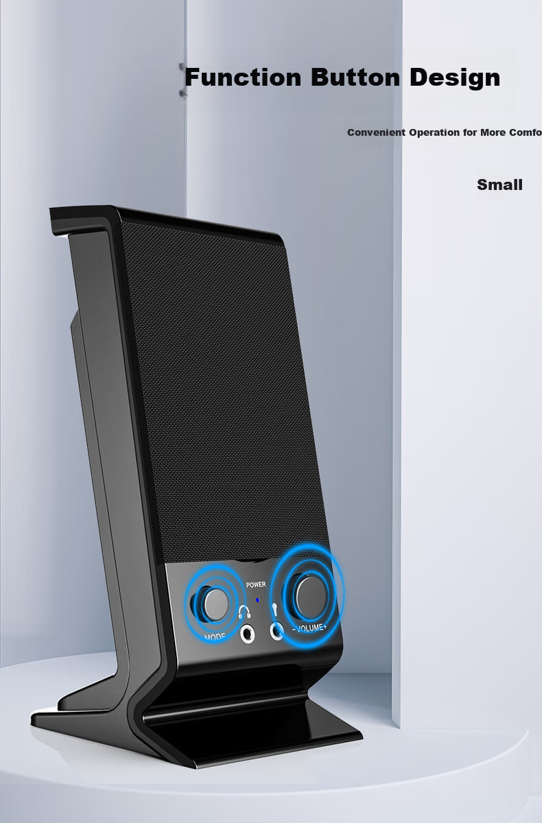 Saida SADA Microphone, Computer Speaker, Headphones for Home Use, Small Bluetooth Speaker, Desktop And Laptop 2.0 Subwoofer, Multimedia Desktop Speaker V-112 7