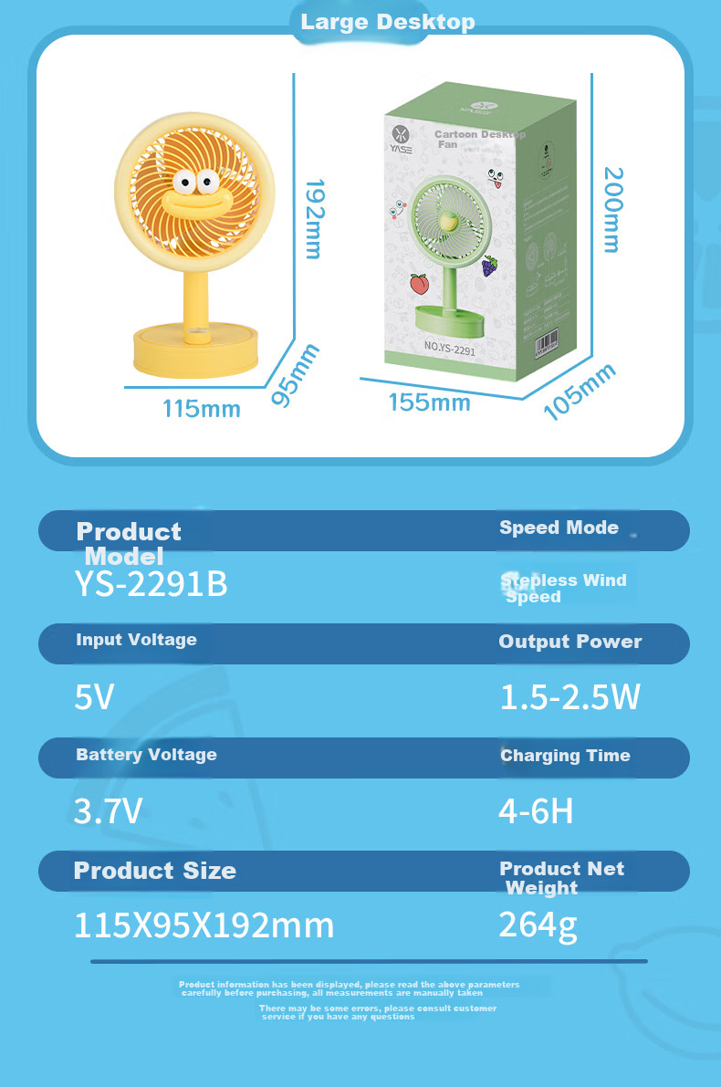 Ouliwen Mini Fan, Desktop And Bed Use, USB Rechargeable, Low Noise, Stepless Speed Adjustment with Base, Portable Mini High-Power Electric Fan for Office And Dormitory, Purple 11