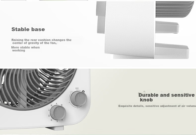 Midea Electric Fan, Home Desktop Small Fan, Hongyun Fan, Dormitory Bedroom Energy-Saving Electric Fan, Table Fan, Oscillating Fan, Quiet Low-Noise Five-Blade Fan, KYT25-22MW 10