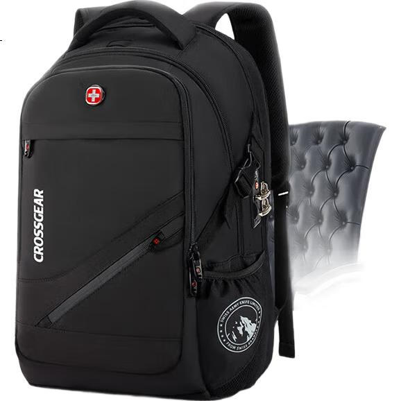 Рюкзак CROSSGEAR для мужчин и женщин, 17.3 дюймов, большой вместимости, водоотталкивающий, с USB-портом