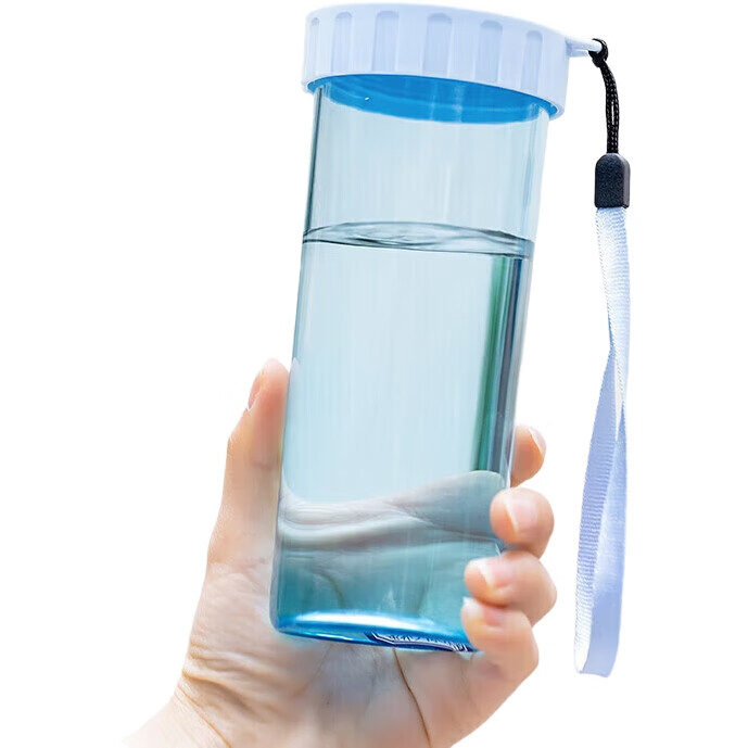Бутылка для воды Tupperware Crystal Clear, 430 мл, для мужчин, женщин, студентов, спорта, подарок на День святого Валентина, ледяной синий