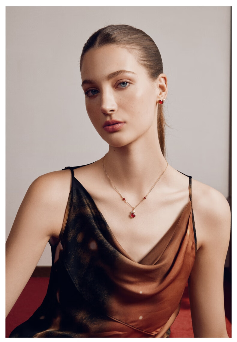 Amber Lollipop Jewelry Necklace, Women's Pendant, Light Luxury Neck Chain, Valentine's Day Birthday Gift for Girlfriend Or Wife 2