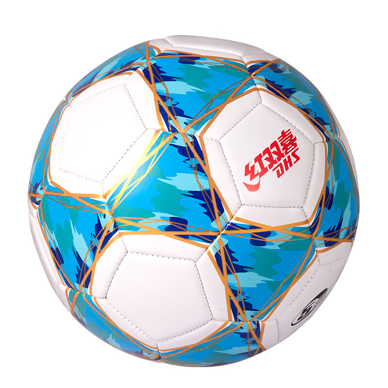DHS Soccer FS5-17 Adult Youth Size 5 Match Training PVC Machine-Stitched Soccer Ball