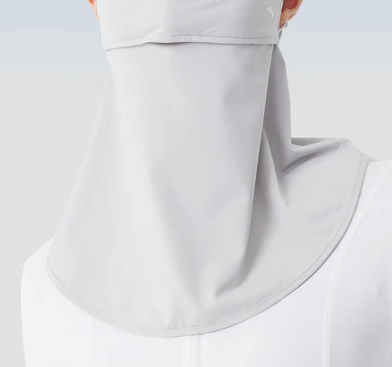 ANTA Neck Protection Sun Shield Full Face Breathable Blush Mask Eye Corner Guard Lightweight Skin-Friendly UV Protection Mask Black 4