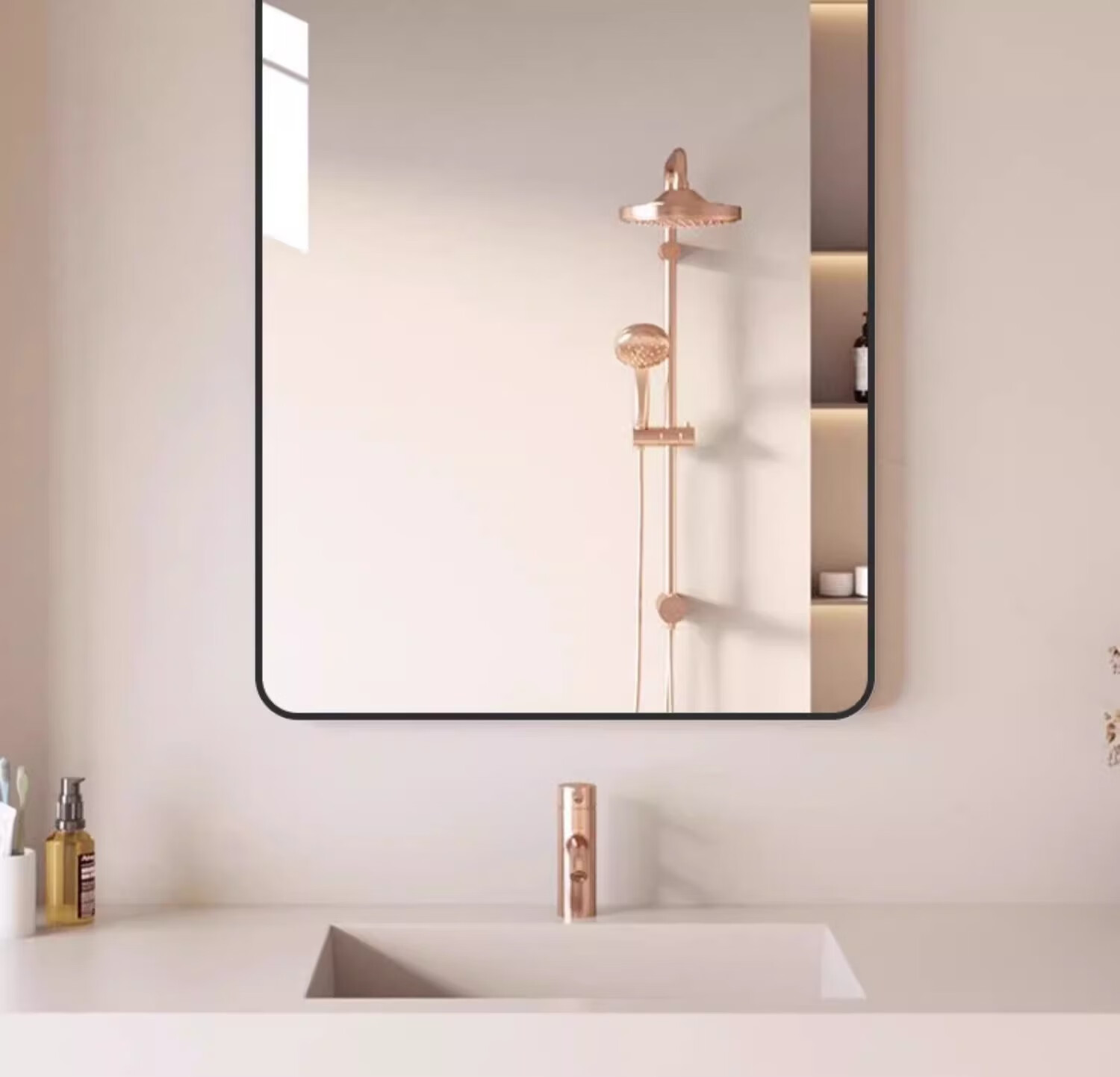 Muhanyue Full-Length Mirror, Floor Mirror, Home Internet-Famous Dressing Mirror, Clothing Store Fitting Mirror, Bedroom Mirror for Girls, Wall-Mounted Or Wall-Hanging Large Mirror 2