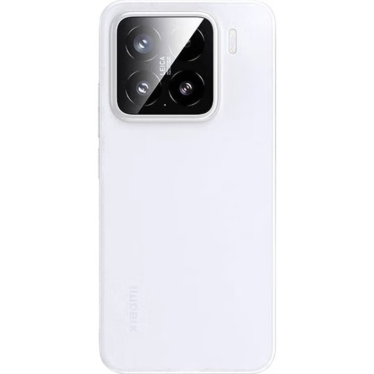 Чехол-накладка EDDGA для Xiaomi Mi 15, ультратонкий, полупрозрачный, с защитой камеры, противоударный, белый
