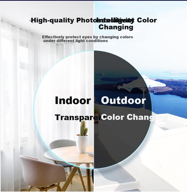 Jimmy Orange Anti-Blue Light Radiation Glasses for Men And Women, Office Photochromic Browline Gaming Protective Outdoor Non-Prescription Eyeglass Frames 8