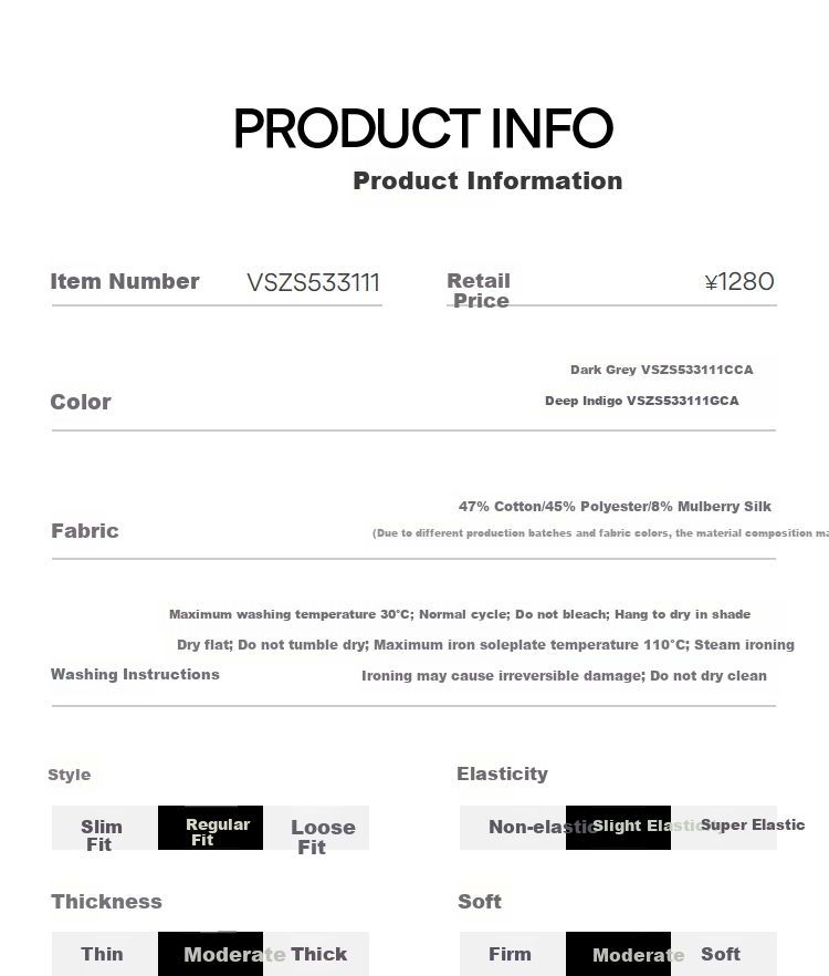 YOUNGOR [Mulberry Silk + Cool Touch] 2026 New Machine Washable Polo Shirt, Dark Gray, 2XL (Recommended for 165-180 Jin) 4