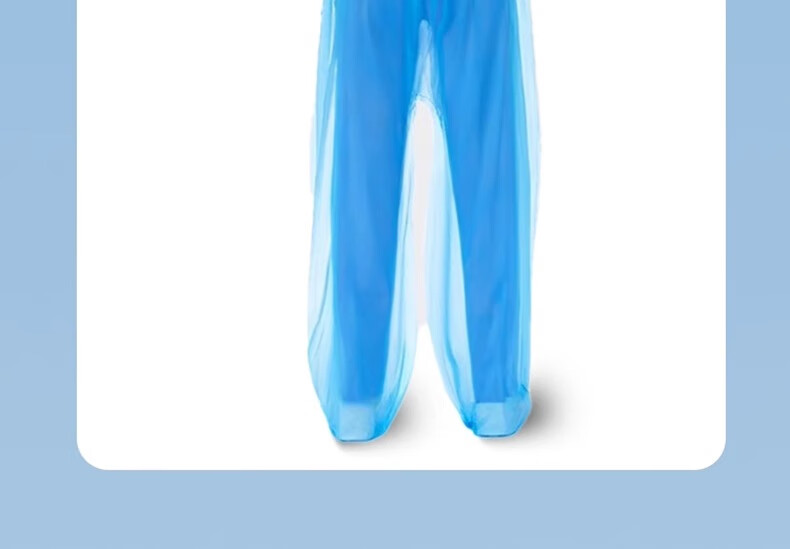 BAIGE Rain Pants, Waterproof And Windproof, Adult Half-Length Rain Pants, Thickened And Wear-Resistant Outdoor Hiking Rain Pants, Transparent - One Size Fits All, Eva Rain Pants - White, One Size Fits All 4
